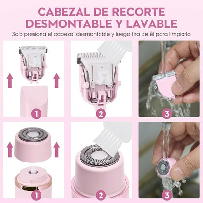 VelvetShave™ — Afeitadora Eléctrica 2 en 1 Para Mujeres