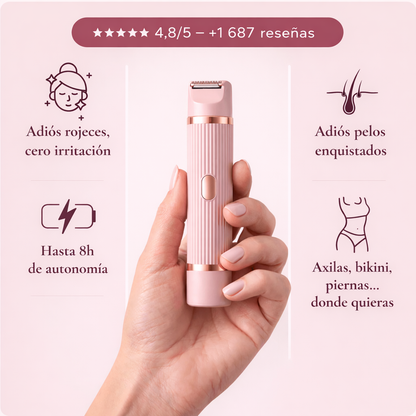 VelvetShave™ — Afeitadora Eléctrica 2 en 1 Para Mujeres